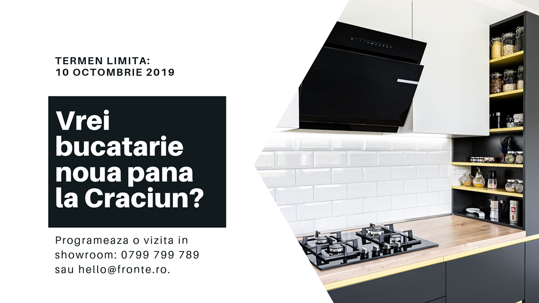 Vrei Bucatarie Noua Pana La Craciun?